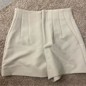 Zara tailored beige shorts - size XS!!!